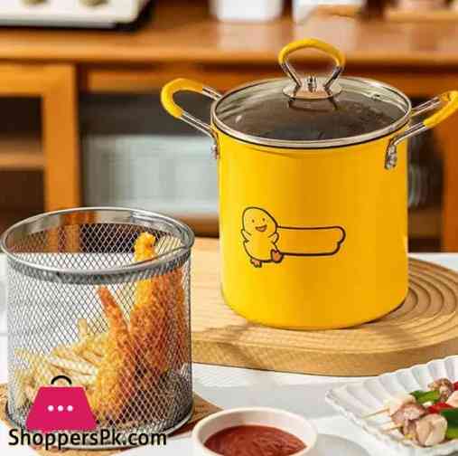 Deep Fryer Pot With Oil Filter - 2L